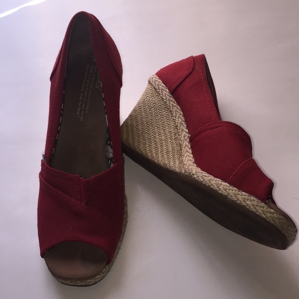 Toms Calypso Canvas Wedge